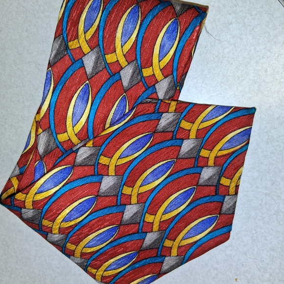 Cocktail Collection "Tequila" Colorful Geometric Tie - Picture 4 of 5